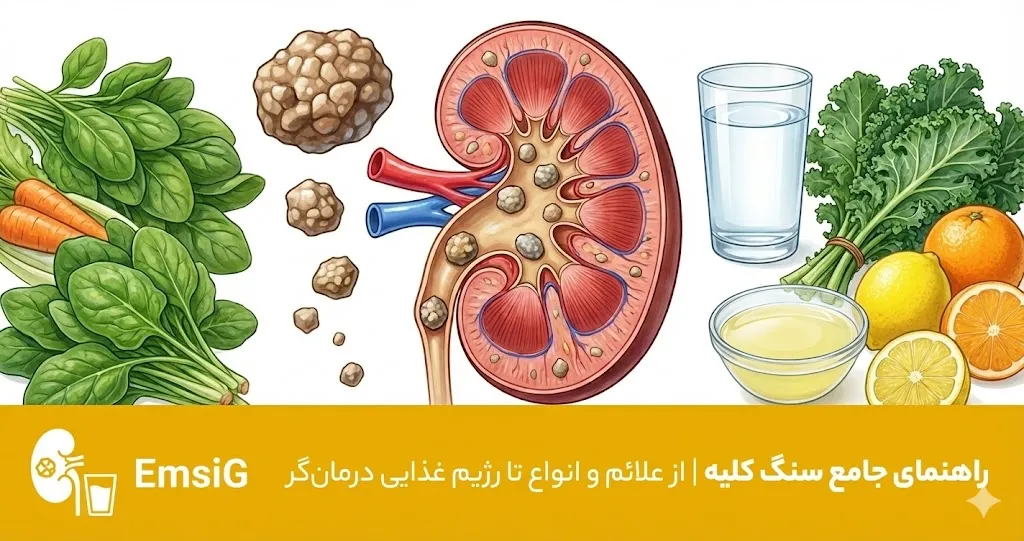 سنگ کلیه و انواع آن